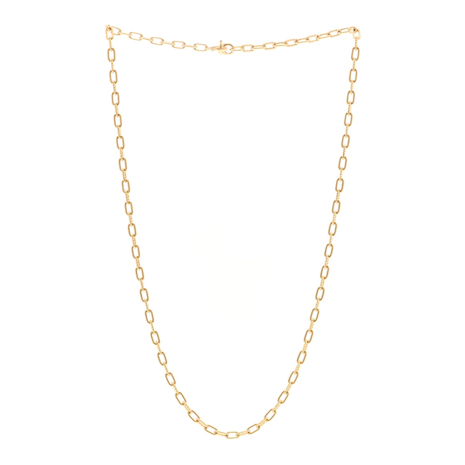 David Yurman 18K Yellow Gold 3mm Madison Chain Necklace 3 of 5