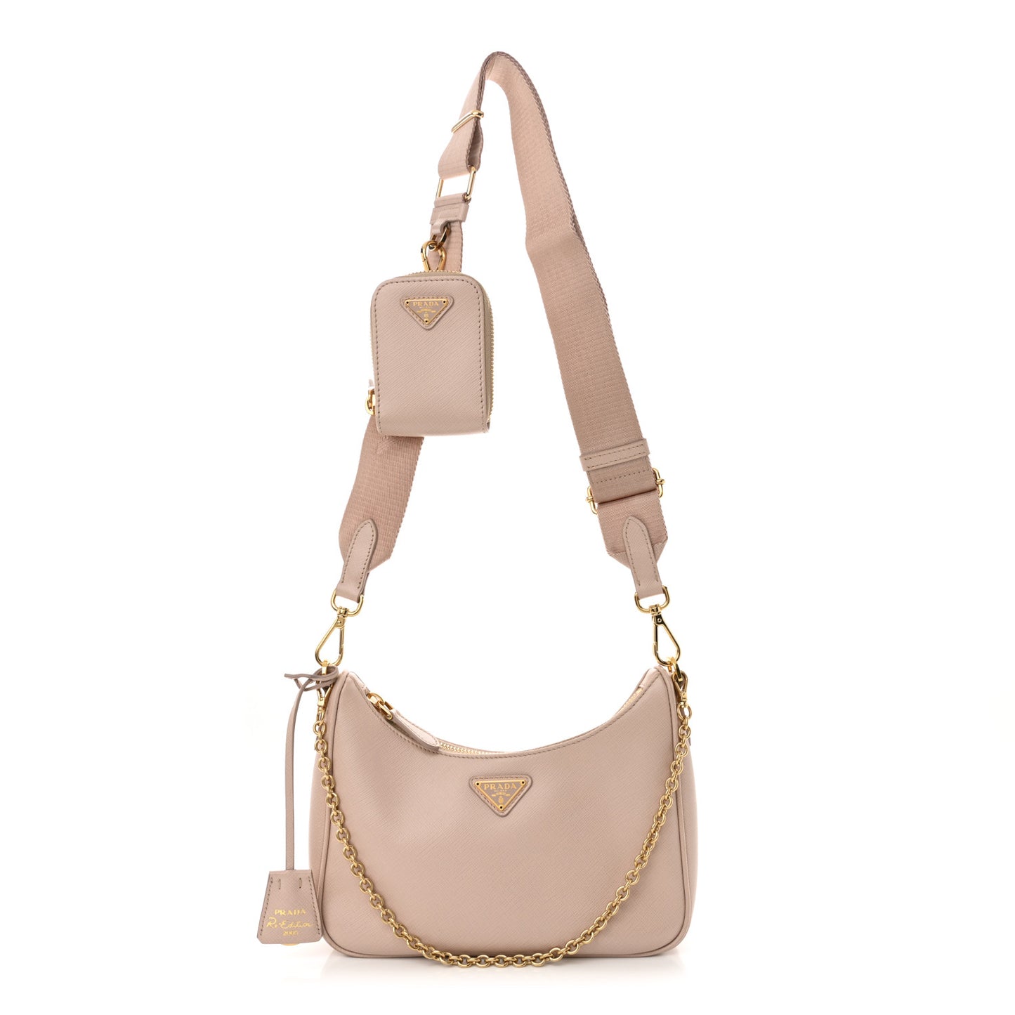 Saffiano Re-Edition 2005 Shoulder Bag Ninfea