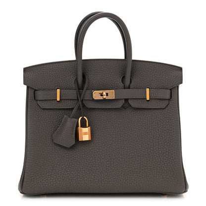 Hermes Togo Birkin 25 Etain 1 of 15