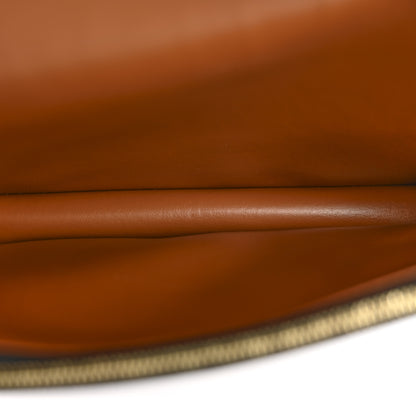 Celine Triomphe Canvas Lambskin Wallet On Strap Tan 4 of 14