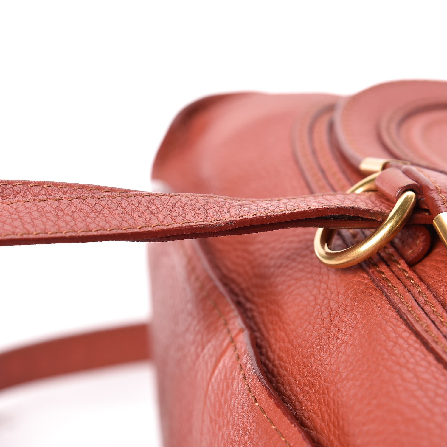 Chloe Calfskin Medium Marcie Satchel Clay 12 of 23
