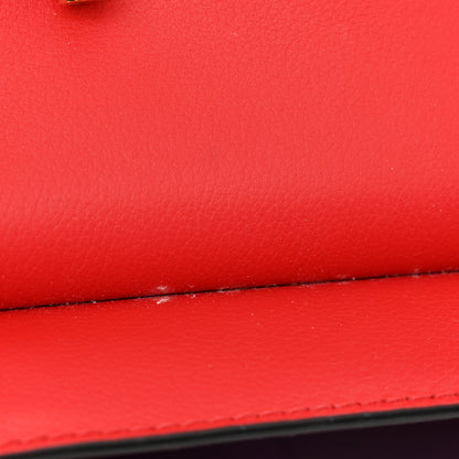 Versace Calfskin Medium La Medusa Top Handle Handbag Red 12 of 13