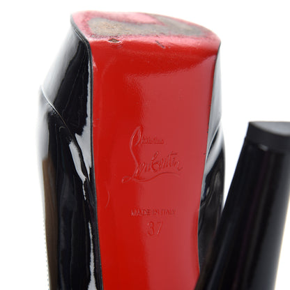 Christian Louboutin Patent Altanana 140 Pumps 37 Black 10 of 12