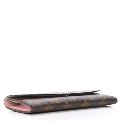 Louis Vuitton Monogram Emilie Wallet Rose Ballerine 4 of 14