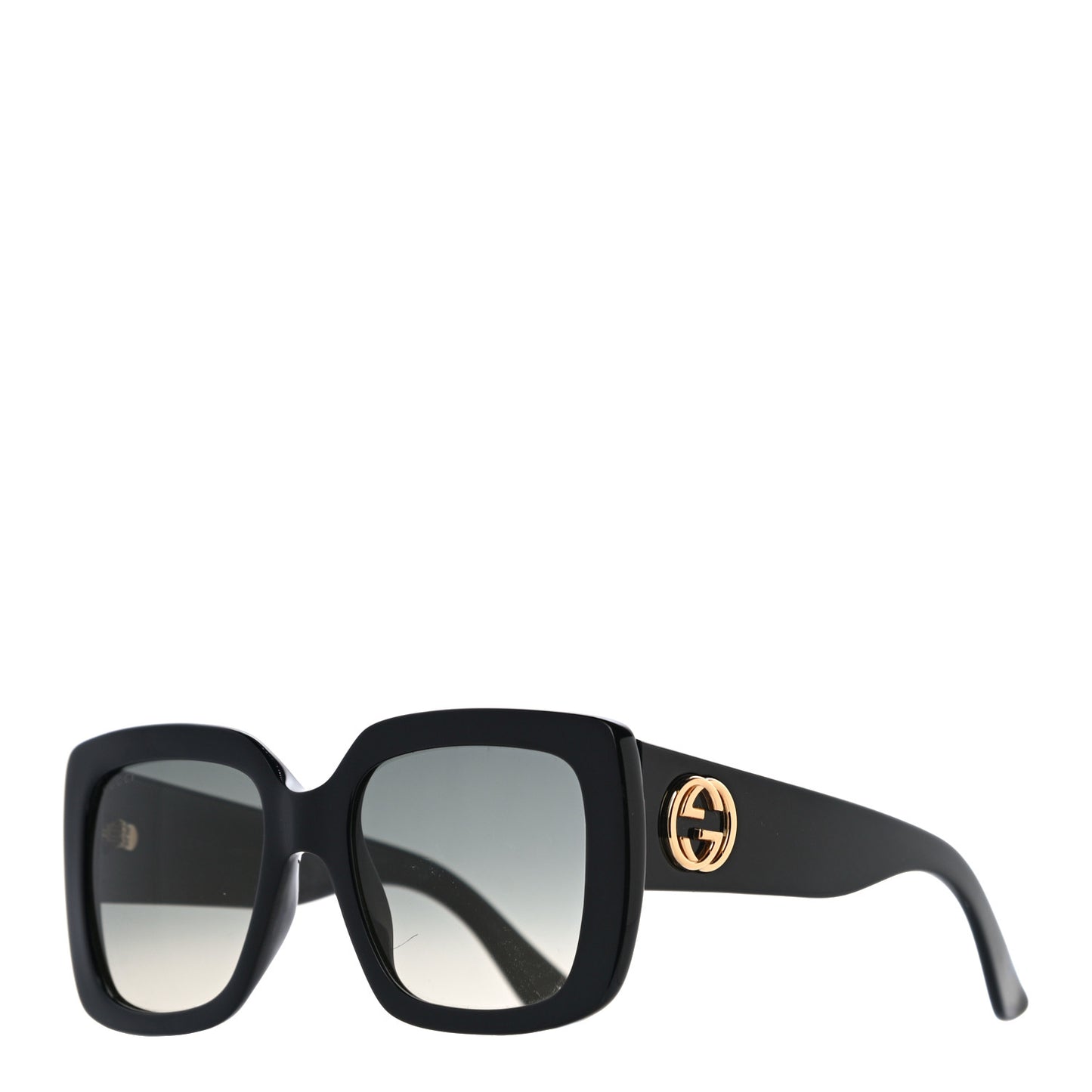 Acetate Square Frame Sunglasses GG0142SA Black