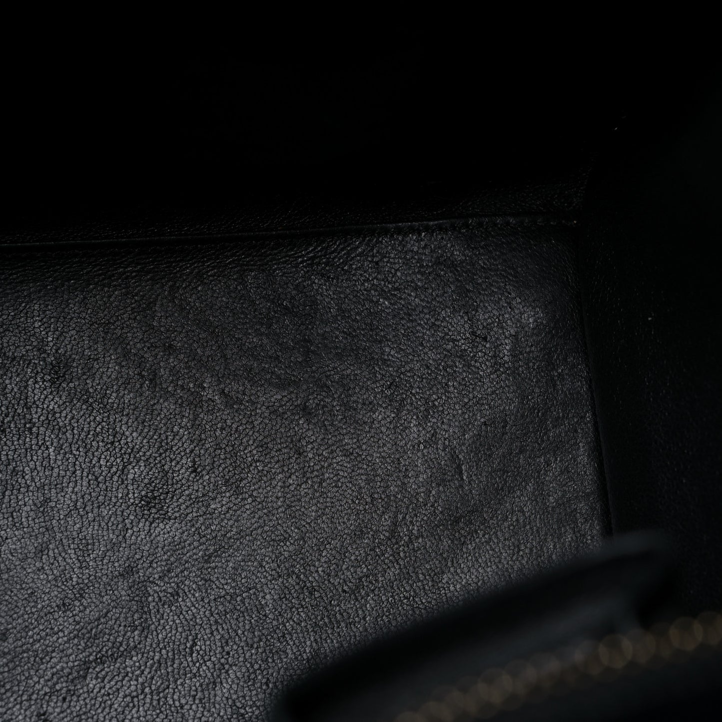 Baby Grained Calfskin Nubuck Micro Tri-Color Luggage Corn