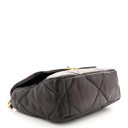 Chanel Lambskin Quilted Medium Chanel 19 Flap Black 4 of 12