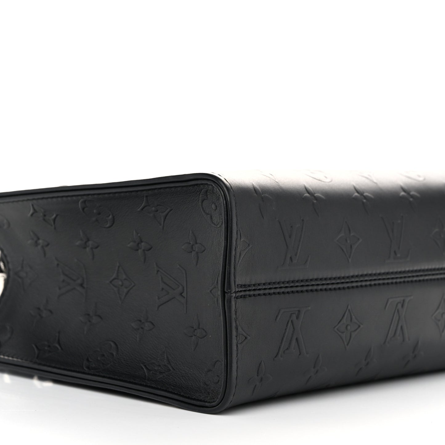 Calfskin Monogram Bold Onthego PM Black