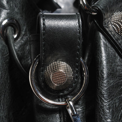 Balenciaga Agneau Giant 21 Silver Hardware Pompon Black 10 of 12