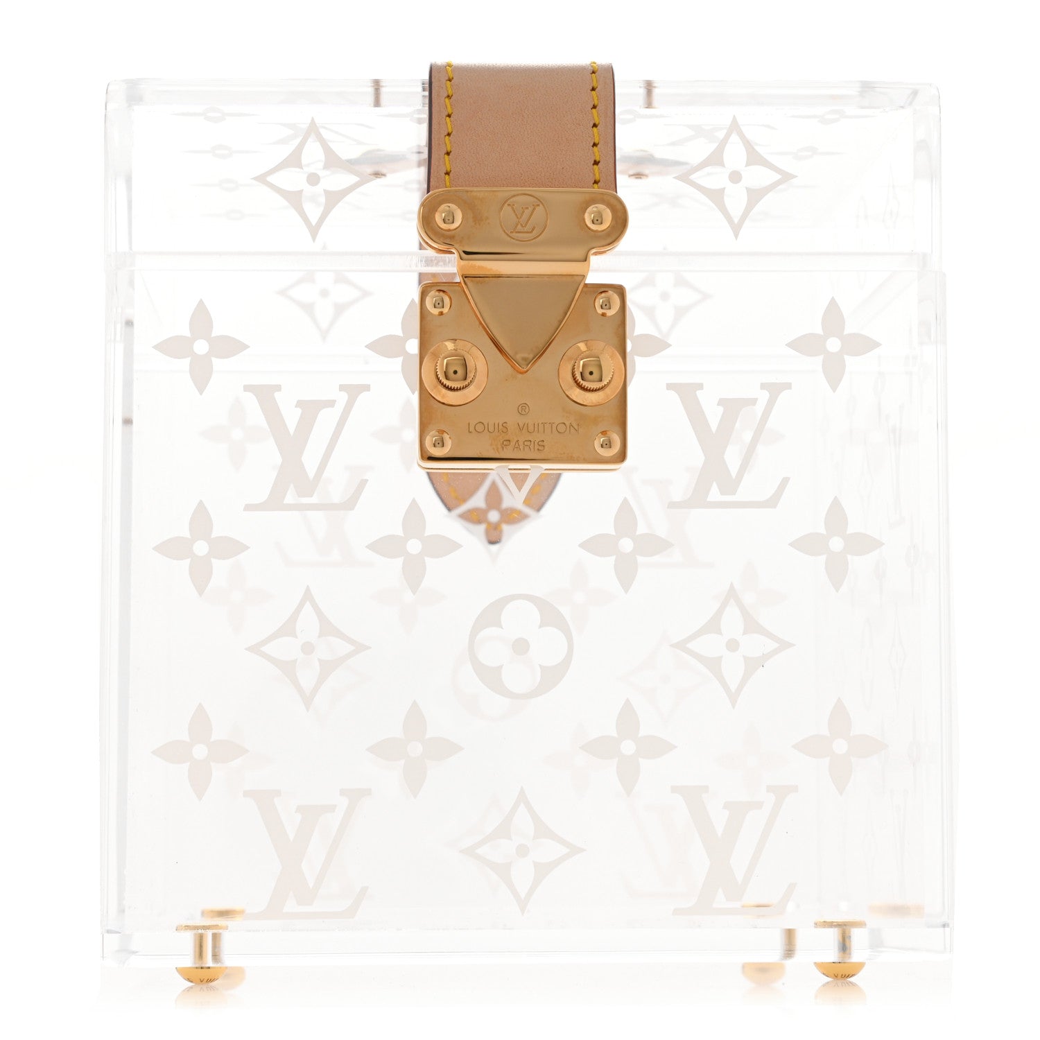 Louis Vuitton Transparent Plexiglass Cube Scott Box 1 of 6