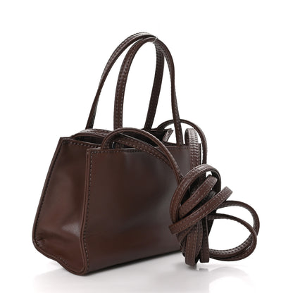 Telfar Vegan Leather Small Shopping Bag Chocolate 3 of 9