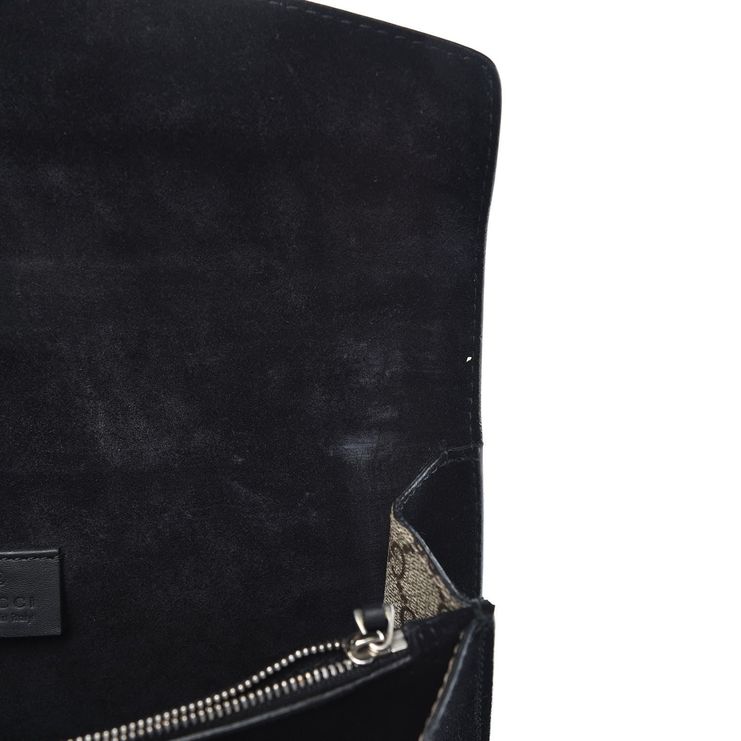 Gucci GG Supreme Monogram Crystal Small Dionysus Shoulder Bag Black 10 of 11