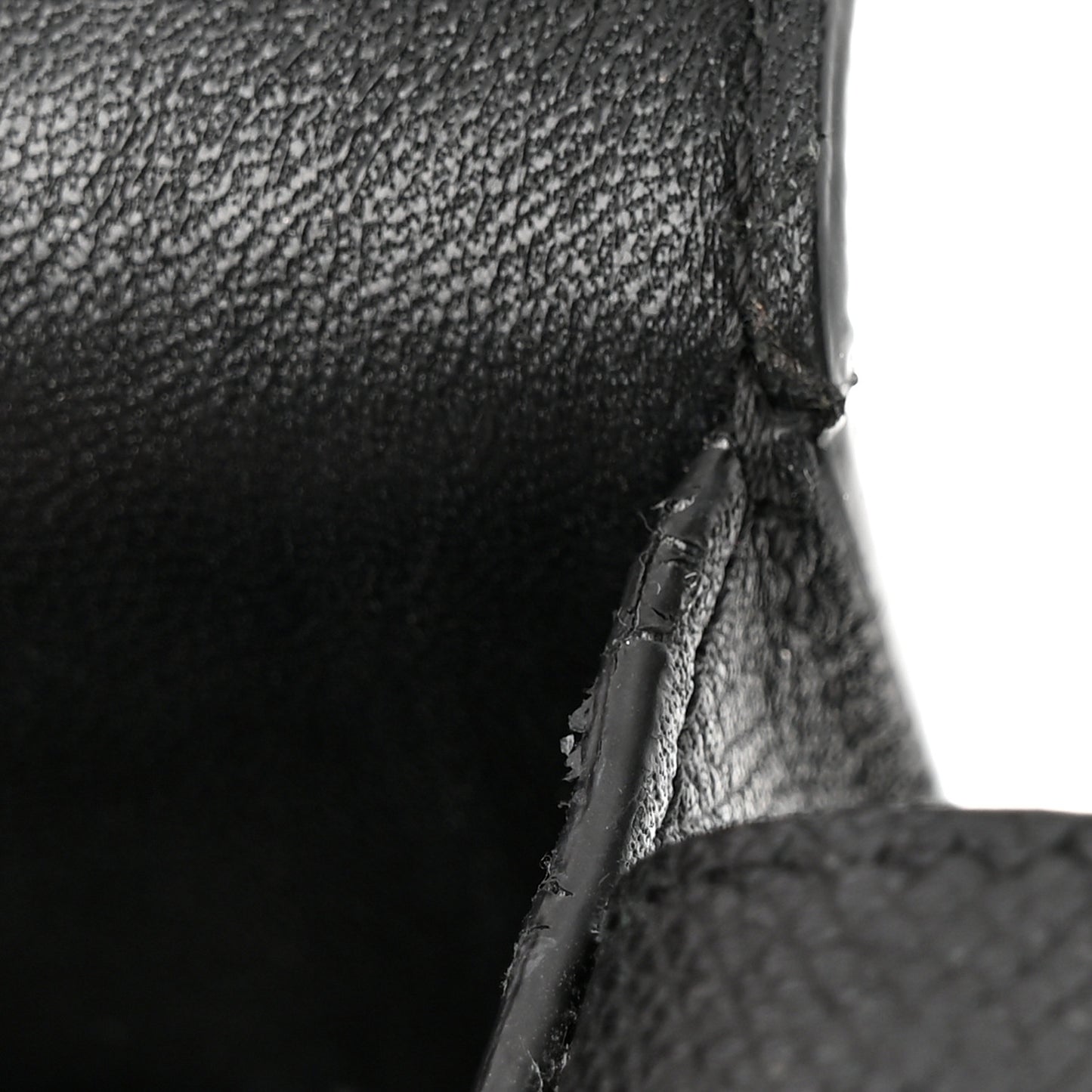 Grained Calfskin Small Trotteur Black