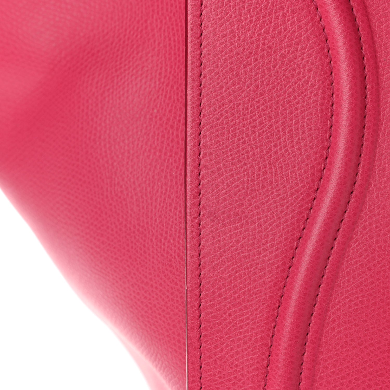 Celine Grained Calfskin Medium Phantom Luggage Fuchsia 9 of 12