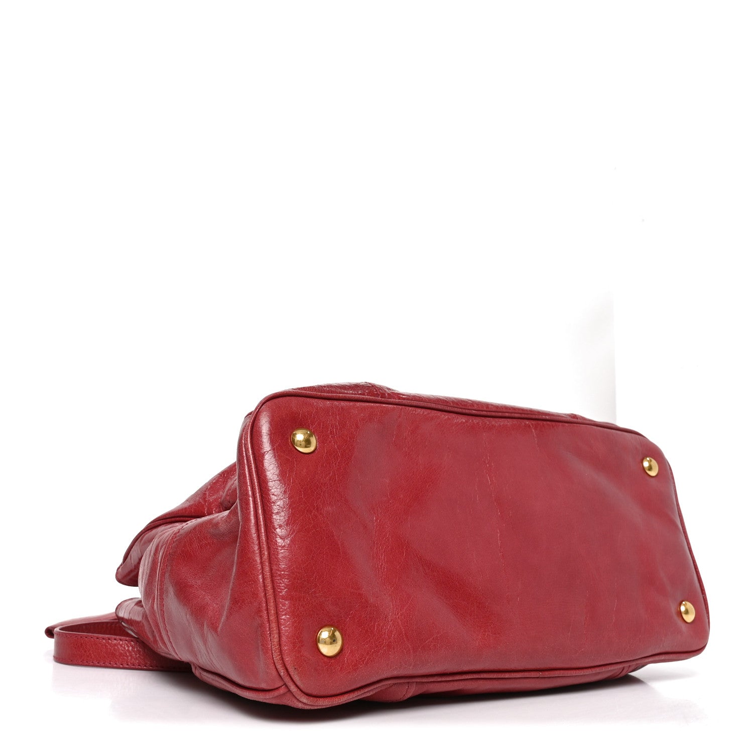 Miu Miu Vitello Shine Top Handle Satchel Pink 1910590 – FASHIONPHILE