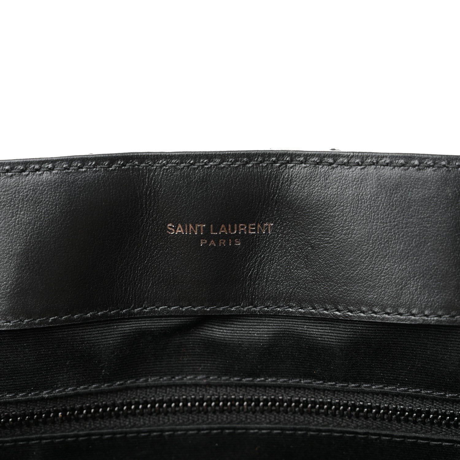 Saint Laurent Calfskin Y Quilted Monogram Monochrome Large Loulou Chain Satchel Black 7 of 21