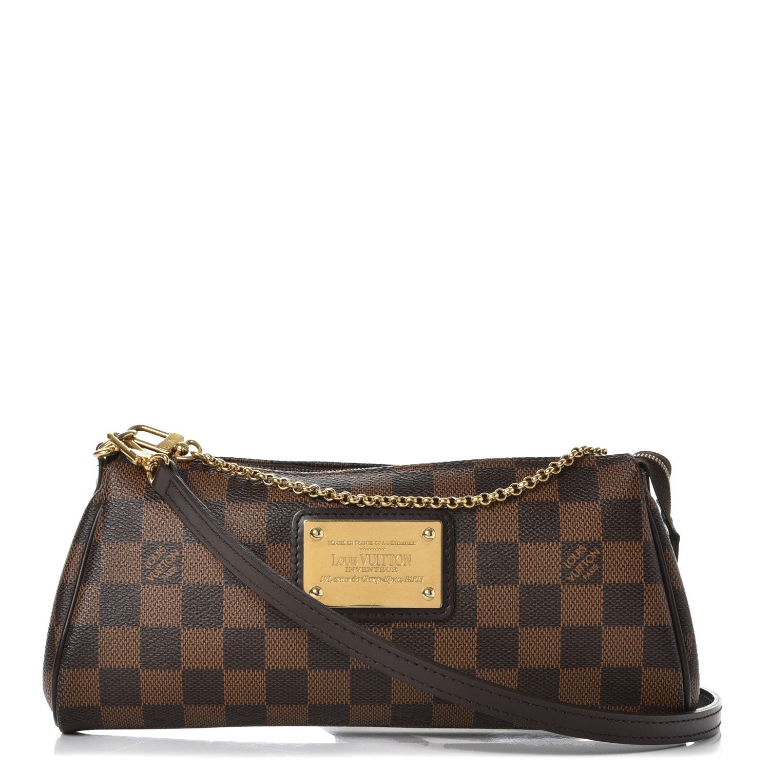 Louis Vuitton Damier Ebene Eva Clutch 1 of 7