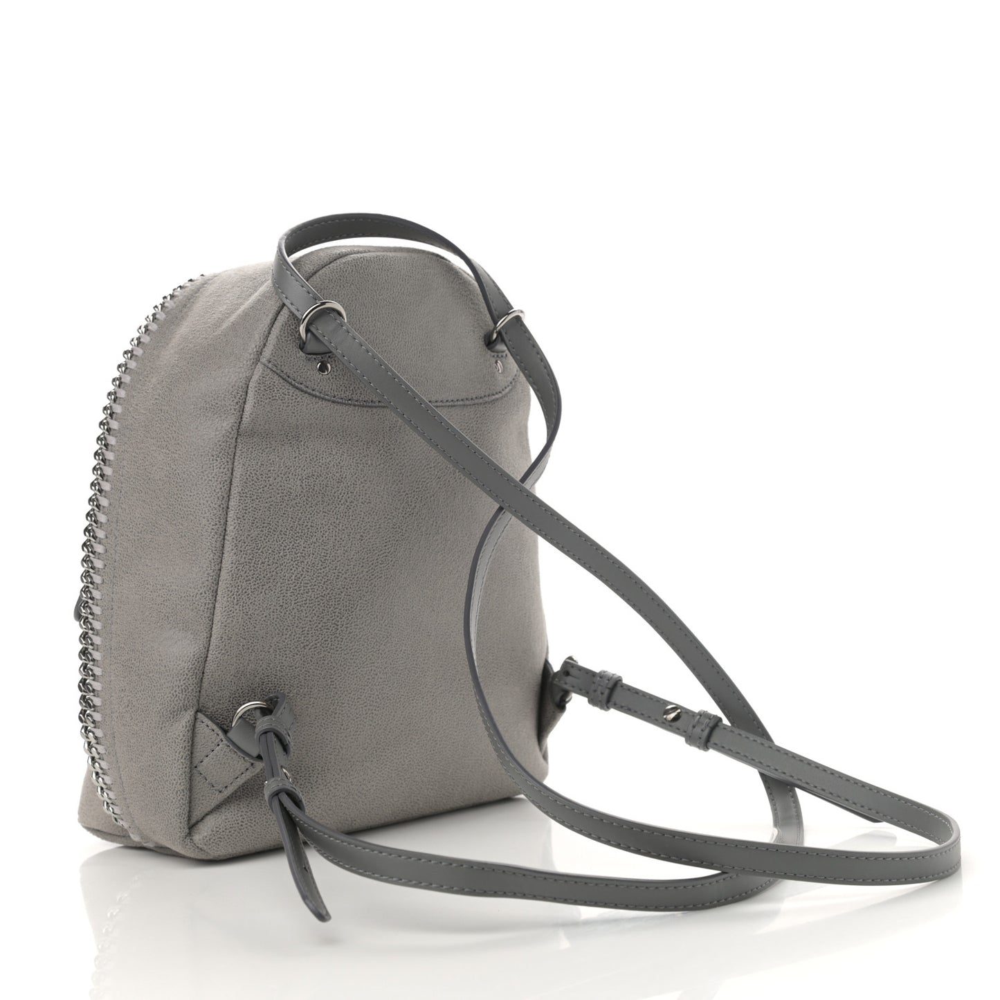Shaggy Deer Mini Falabella Backpack Light Grey