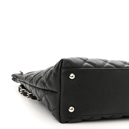 Chanel Caviar Quilted Large CC Shopping Tote Black 8 of 10