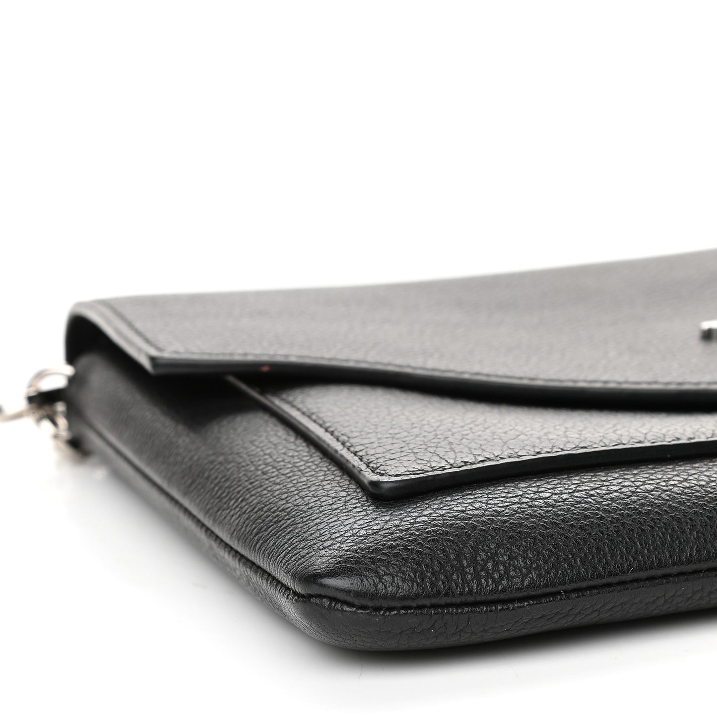 Soft Calfskin My Lockme Pochette Black