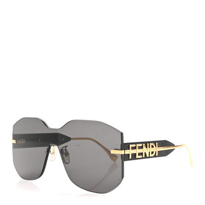 Fendi Acetate Metal Fendigraphy Shield Sunglasses FE 40067U  Black 1 of 7