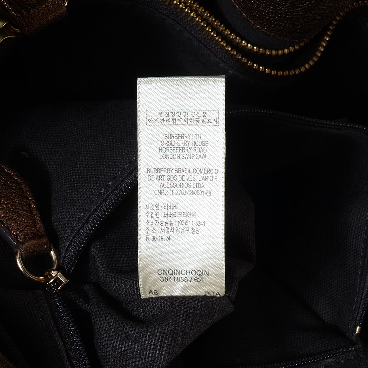 Haymarket Check Medium Golderton Tote Bronze