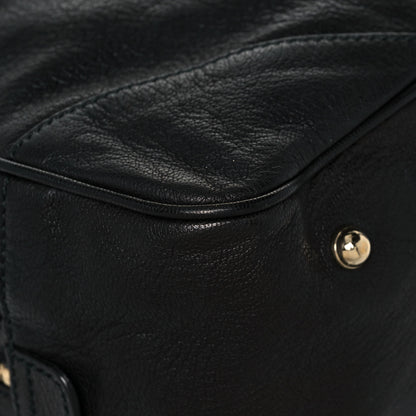 Gucci Goatskin Large Capri Bowler Black 11 of 13