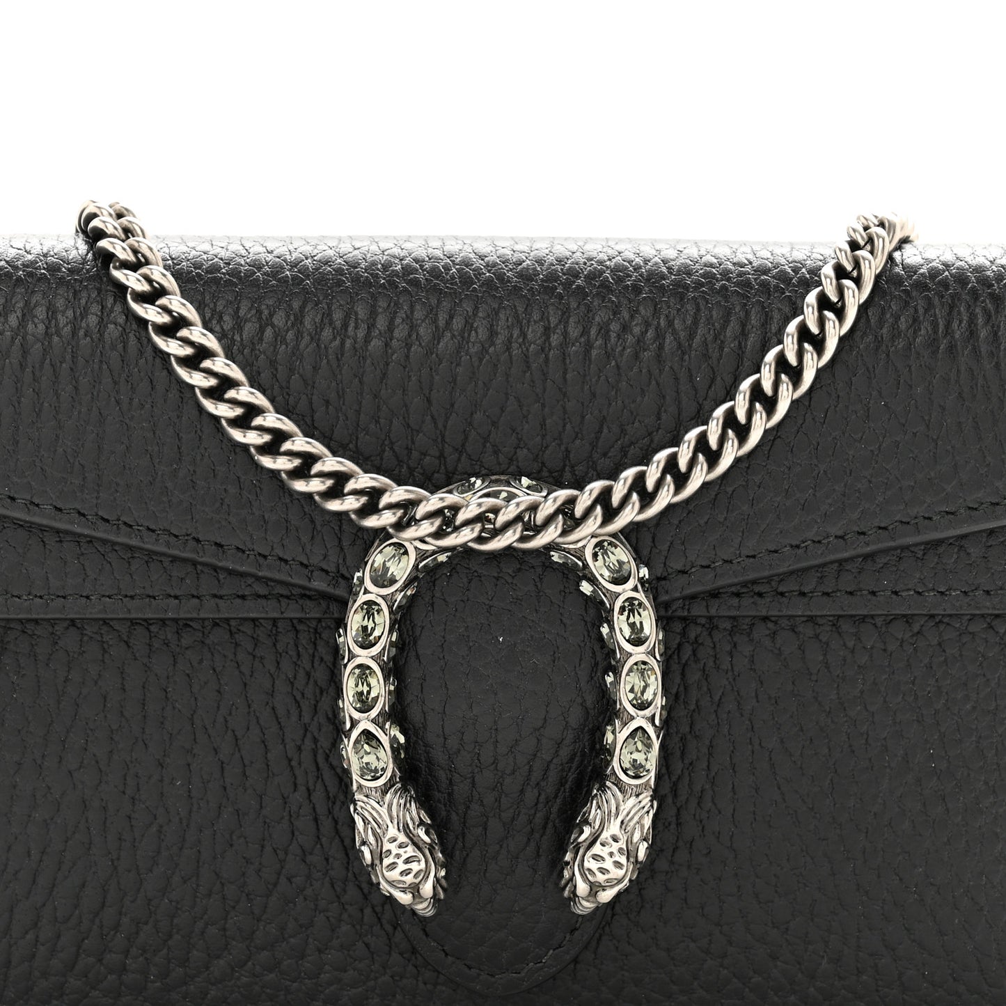 Calfskin Super Mini Dionysus Shoulder Bag Black