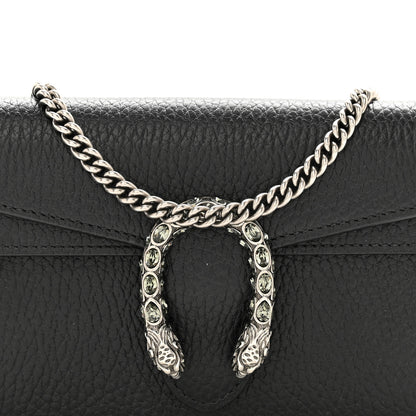 Gucci Calfskin Super Mini Dionysus Shoulder Bag Black 7 of 12