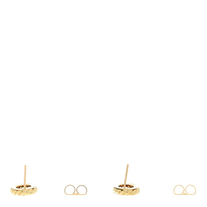 David Yurman 18K Yellow Gold Diamond Tassel Drop Earrings 3 of 4