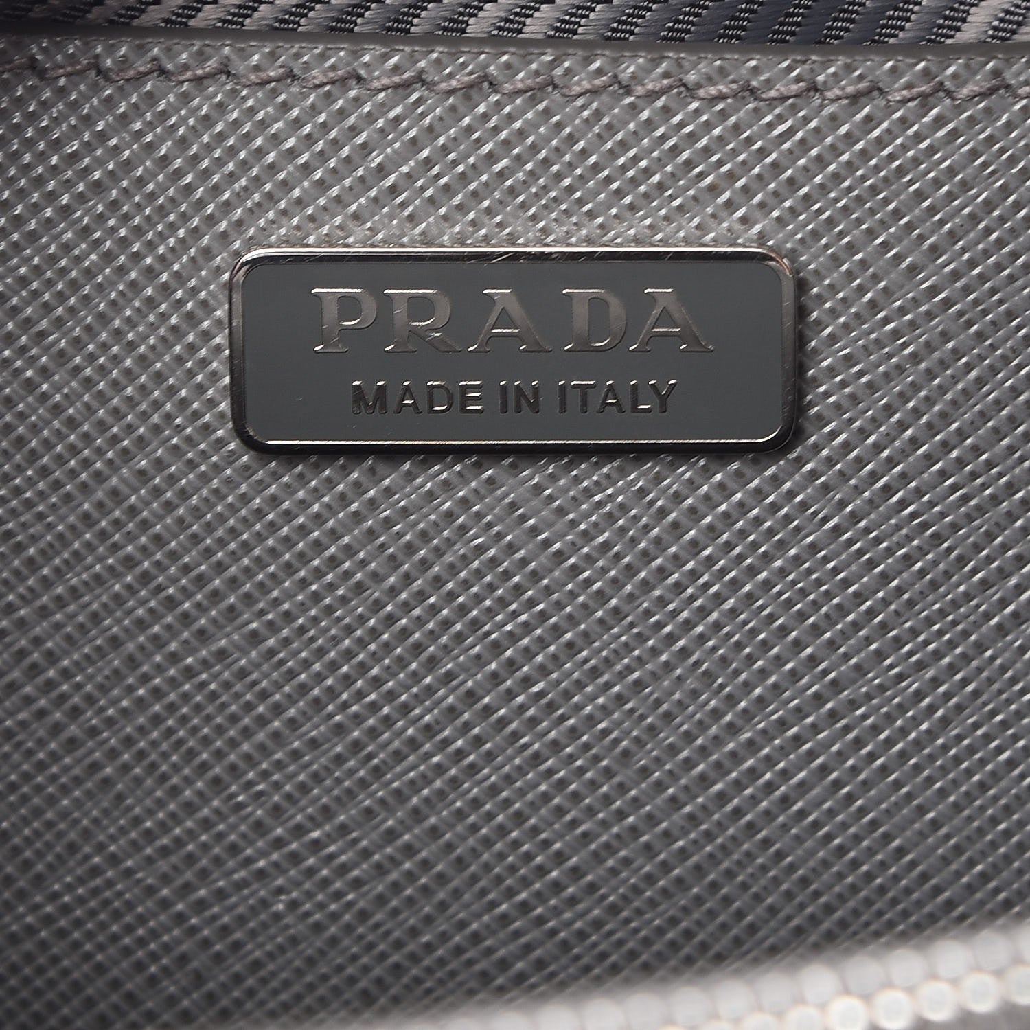 Prada Saffiano Micro Galleria Double Zip Tote Marmo 7 of 11