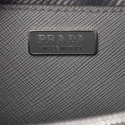 Prada Saffiano Micro Galleria Double Zip Tote Marmo 7 of 11