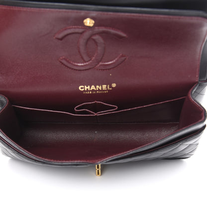 Chanel Lambskin Quilted Medium Double Flap Black 5 of 19