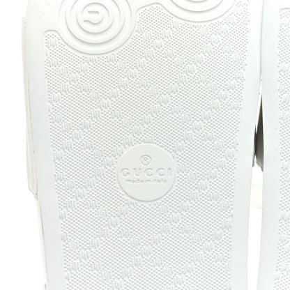 Gucci Nappa Interlocking G Cat Womens Pursuit Slide Sandals 35 Great White 6 of 6