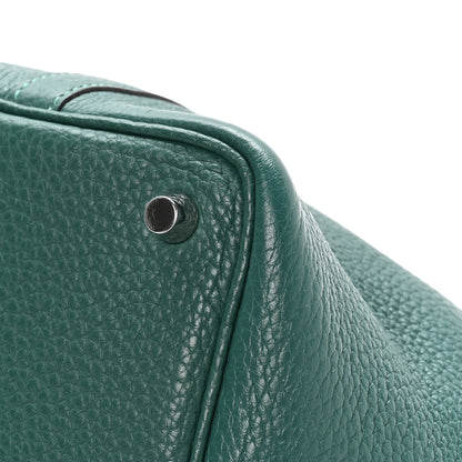 Hermes Taurillon Clemence Picotin Lock 18 PM Malachite 12 of 12