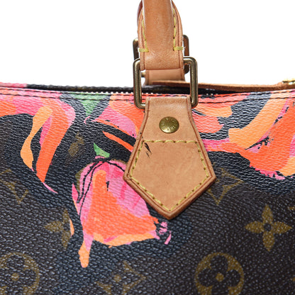 Louis Vuitton Monogram Roses Speedy 30 12 of 19