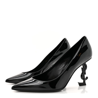 Saint Laurent Patent Opyum 85 Pumps 37 Black 4 of 10