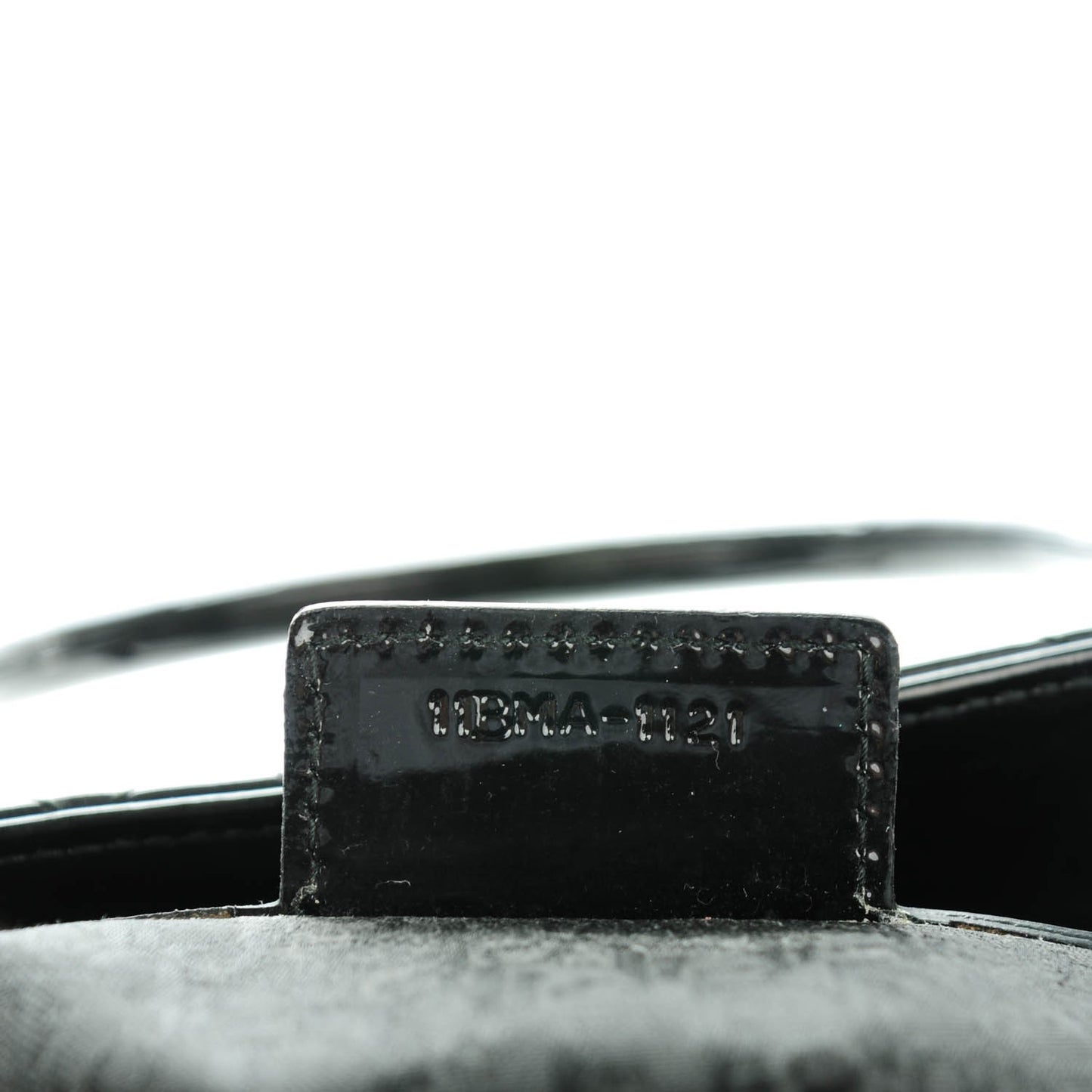 Patent Cannage Large Lady Dior Black