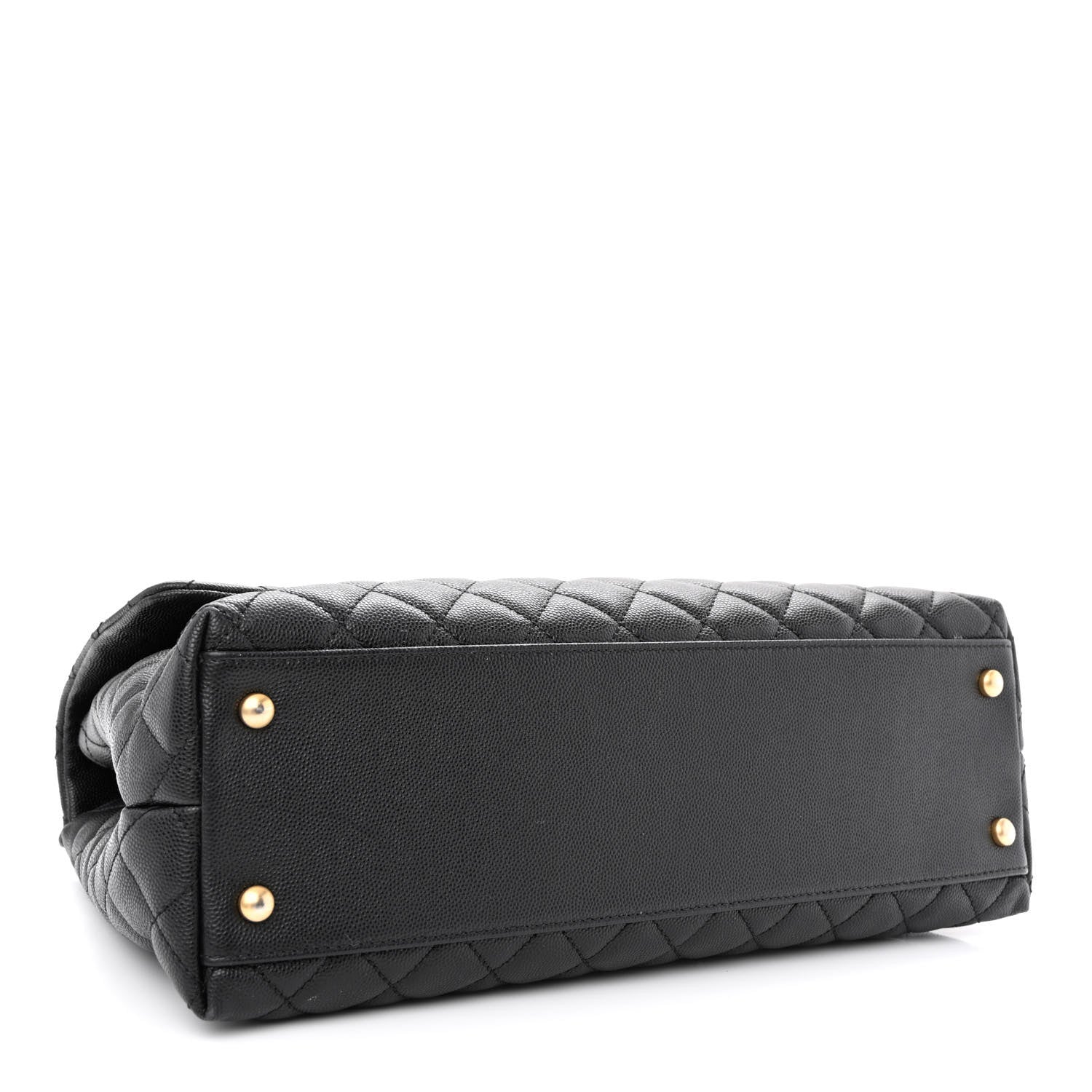 Chanel Caviar Quilted Medium Coco Handle Flap Black 4 of 11