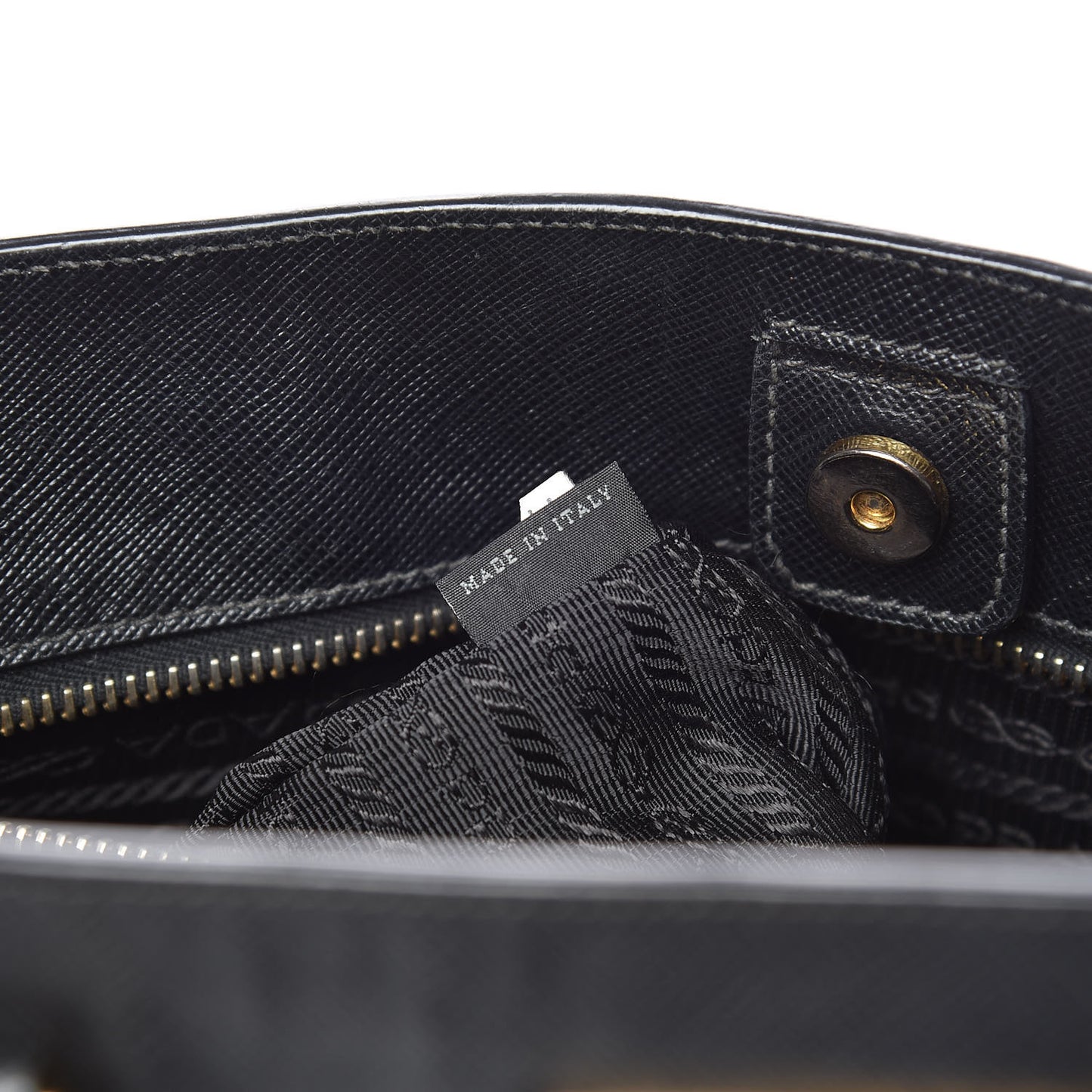Saffiano Lux Large Tote Black