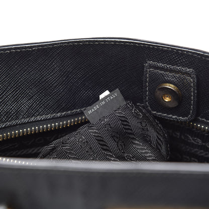 Prada Saffiano Lux Large Tote Black 7 of 19