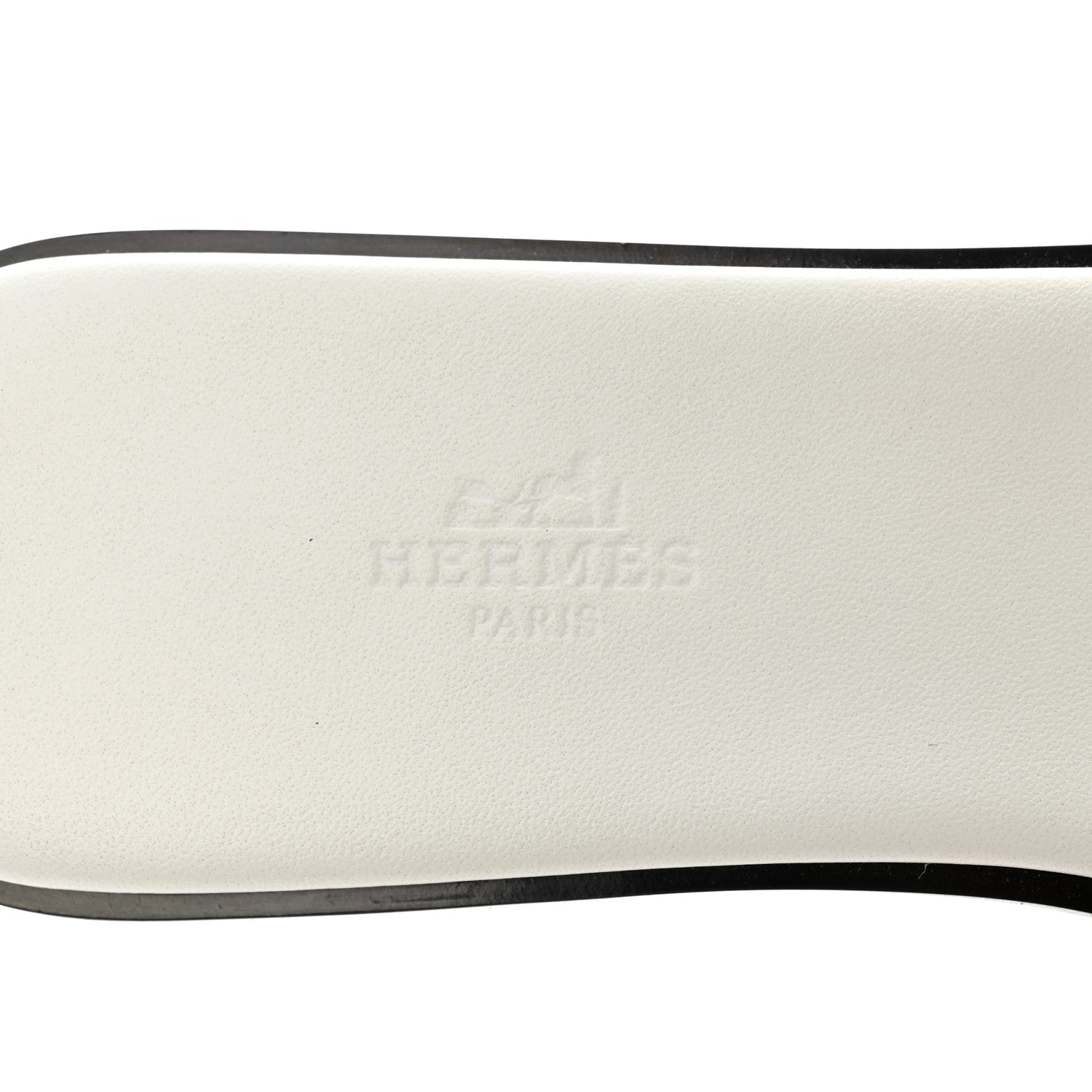 Hermes Calfskin Giulia Sandals 40.5 White 7 of 8