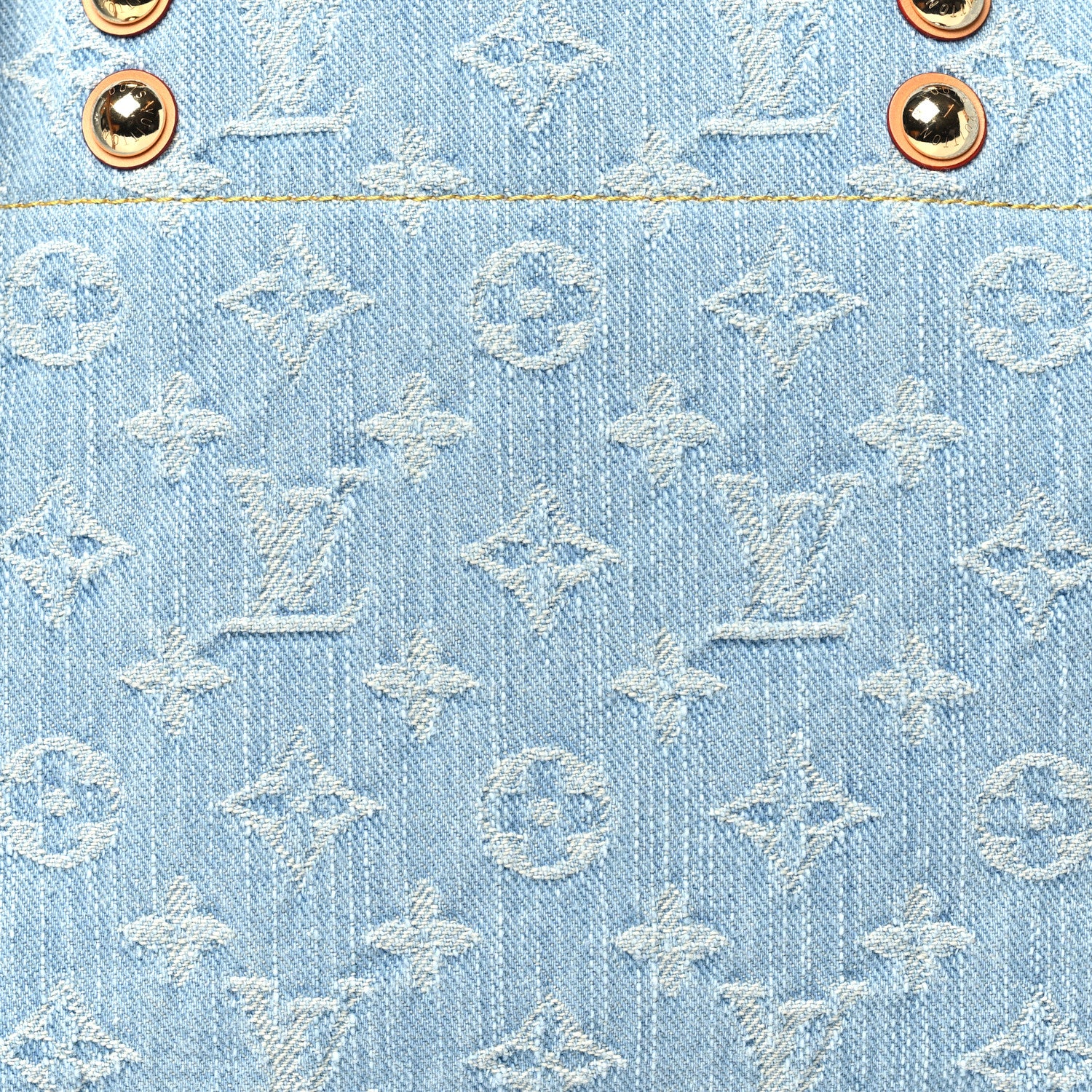 Louis Vuitton Monogram Washed Denim Let Go PM Sky Blue 7 of 10