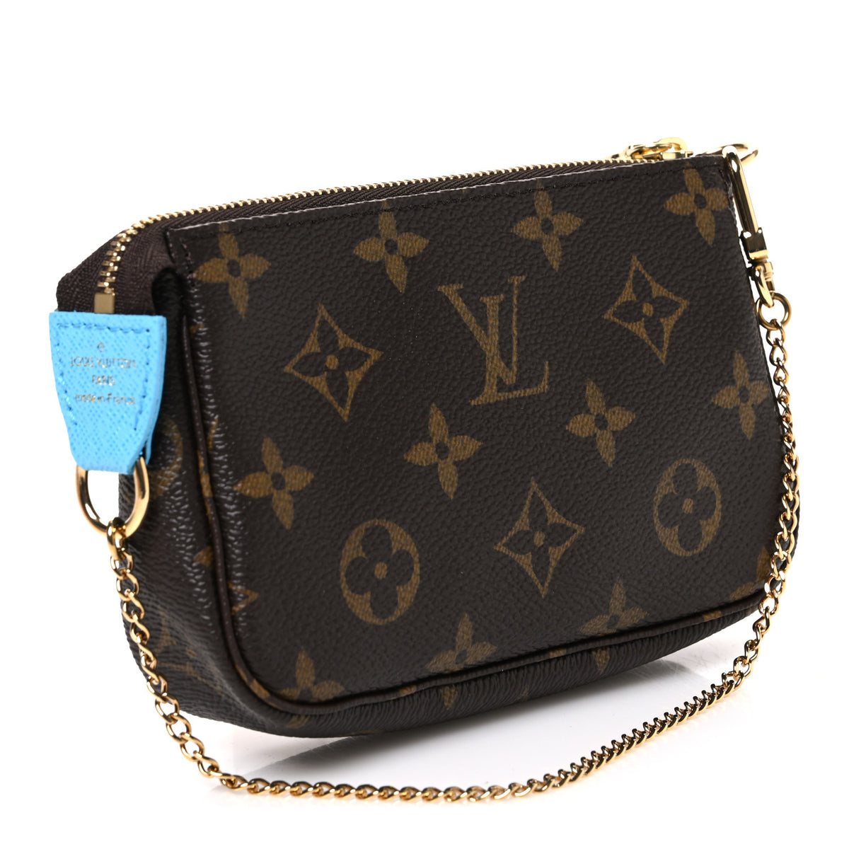 Monogram 2022 Christmas Animation Tokyo Mini Pochette Accessories Blue