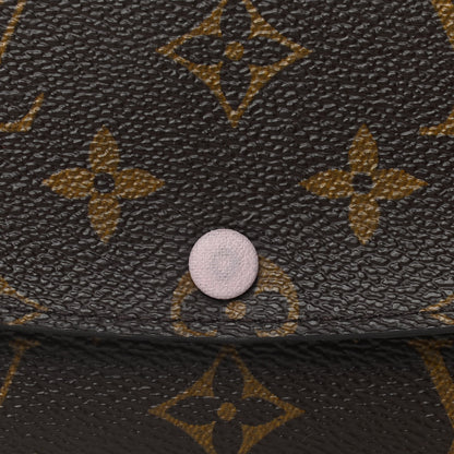 Louis Vuitton Monogram Emilie Wallet Rose Ballerine 5 of 10