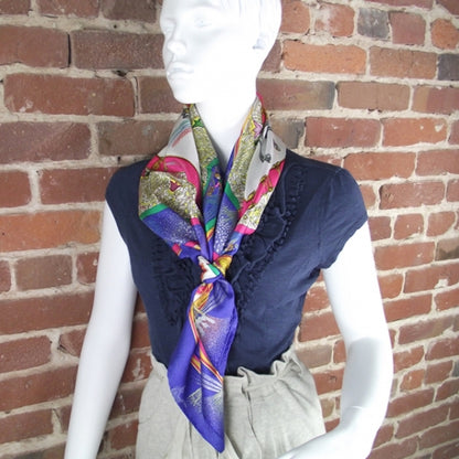Hermes Silk 100th Anniversary Feux de Artifice Scarf 2 of 4