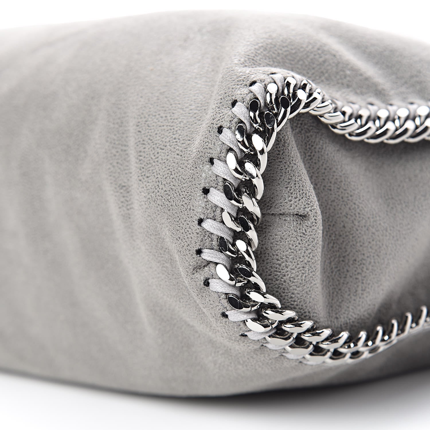 Stella McCartney Shaggy Deer Falabella Fold Over Tote Grey 10 of 10