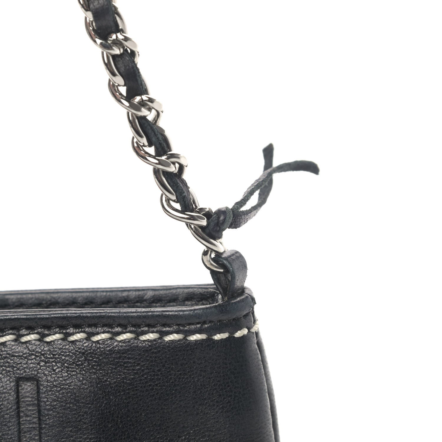 Chanel Lambskin Lax Pochette Black 6 of 7