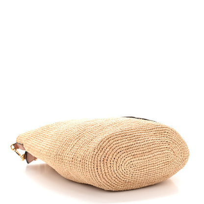 Loewe Raffia Mini Slit Tote Bag Natural Tan 4 of 11