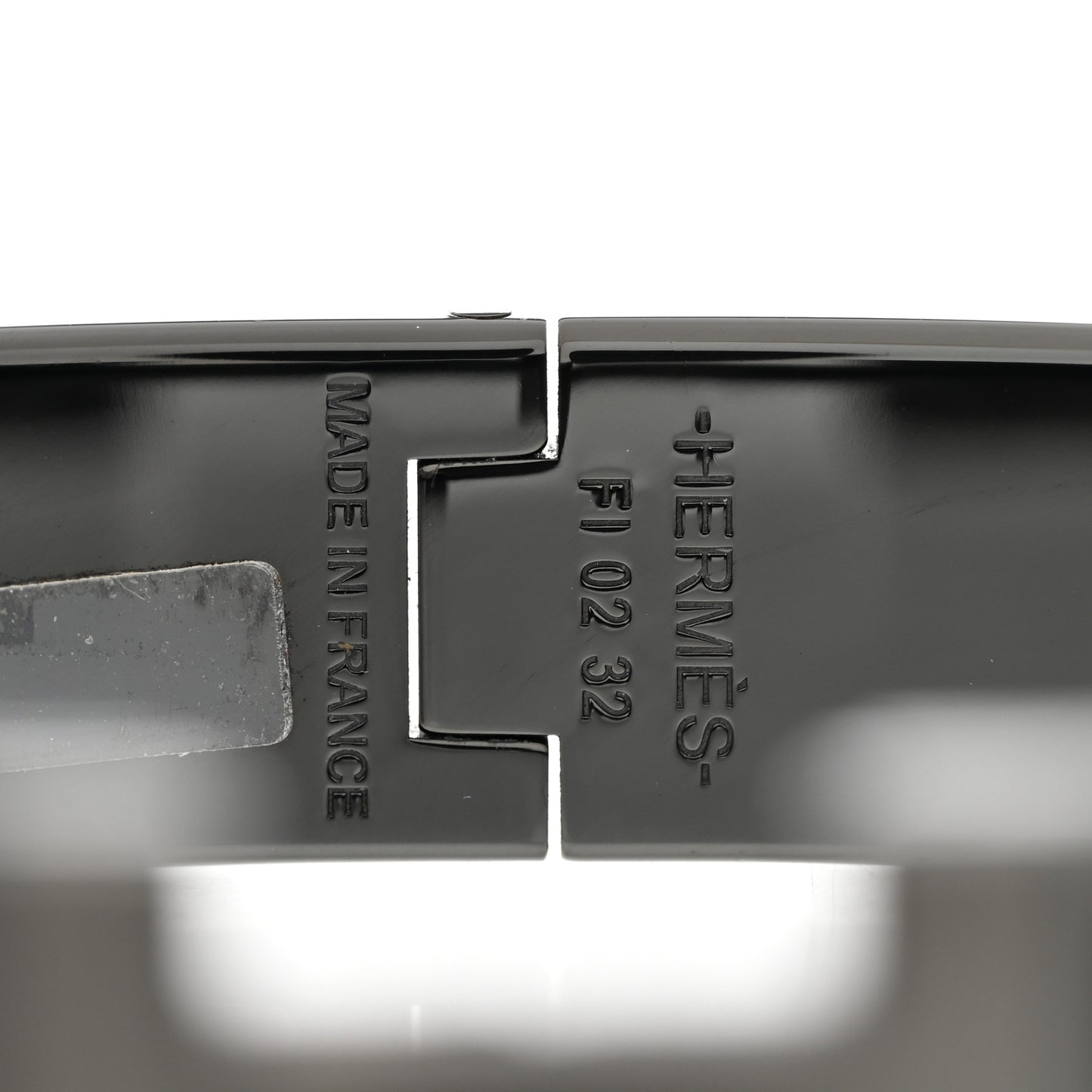 Matte Enamel Narrow Clic Clac HH Bracelet T4 So Black